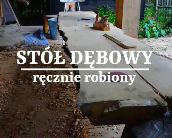 Jak zrobić stół z bali drewnianych - krok po kroku bez błędów